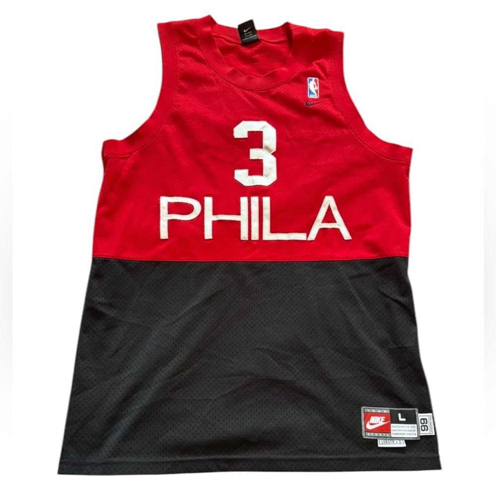 Allen Iverson Nike Philadelphia 76ers Jersey - Size Large (+2 Length)